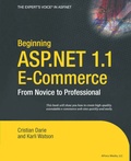 Cover: Beginning ASP.NET 1.1 E-Commerce - APress