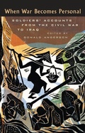 Cover: When War Becomes Personal - University of Iowa Press