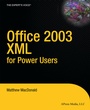 Cover: Office 2003 XML for Power Users - APress