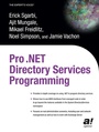 Cover: Pro .NET Directory Services Programming - APress