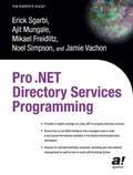 Cover: Pro .NET Directory Services Programming - APress