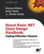 Cover: Visual Basic .NET Class Design Handbook - APress