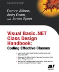 Cover: Visual Basic .NET Class Design Handbook - APress