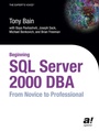 Cover: Beginning SQL Server 2000 DBA - APress