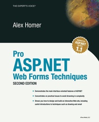 Enlarge image Cover: Pro ASP.NET Web Forms Techniques - APress