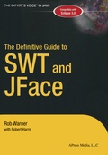 Cover: The Definitive Guide to SWT and JFace - APress