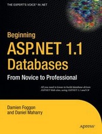 Enlarge image Cover: Beginning ASP.NET 1.1 Databases - Apress