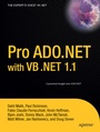 Cover: Pro ADO.NET with VB .NET 1.1 - APress