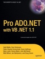 Cover: Pro ADO.NET with VB .NET 1.1 - APress