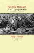 Cover: Kolonie-Deutsch - University of Iowa Press