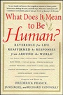 Cover: What Does It Mean to Be Human? - St. Martin's Press