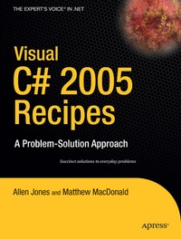 Enlarge image Cover: Visual C# 2005 Recipes - APress