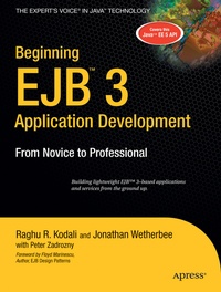 Enlarge image Cover: Beginning EJB 3 Application Development - APress