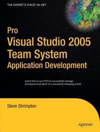 Abbildung von: Pro Visual Studio 2005 Team System Application Development - Apress