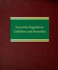 Enlarge image Cover: Securities Regulation - Law Journal Press