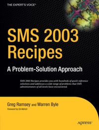 Enlarge image Cover: SMS 2003 Recipes - APress