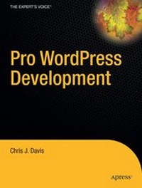 Enlarge image Cover: Pro Wordpress Development - Apress