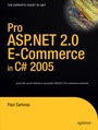 Cover: Pro ASP.NET 2.0 E-Commerce in C# 2005 - APress