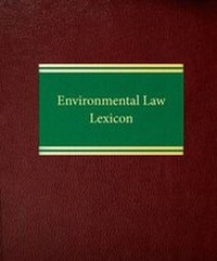 Bild: Environmental Law Lexicon - Law Journal Press