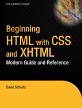Cover: Beginning HTML with CSS and XHTML - APress