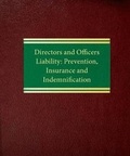 Cover: Directors and Officers Liability - Law Journal Press