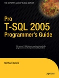 Cover: Pro T-SQL 2005 Programmer's Guide - APress