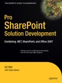 Cover: Pro SharePoint Solution Development - APress