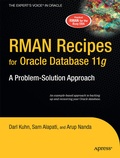 Cover: RMAN Recipes for Oracle Database 11g - APress