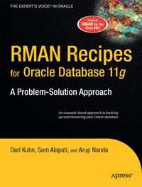 Enlarge image Cover: RMAN Recipes for Oracle Database 11g - APress