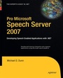 Cover: Pro Microsoft Speech Server 2007 - Apress