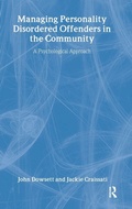 Cover: Managing Personality Disordered Offenders in the Community - Routledge