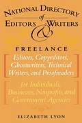 Cover: The National Directory of Editors and Writers - M. Evans& Co Inc