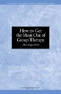 Cover: How to Get the Most Out of Group Therapy - Hazelden Information & Educational Services