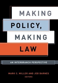 Enlarge image Cover: Making Policy, Making Law - Georgetown University Press