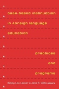 Cover: Task-Based Instruction in Foreign Language Education - Georgetown University Press