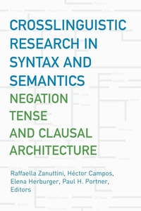 Enlarge image Cover: Crosslinguistic Research in Syntax and Semantics - Georgetown University Press