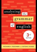 Cover: Analyzing the Grammar of English - Georgetown University Press