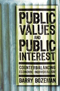 Cover: Public Values and Public Interest - Georgetown University Press