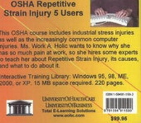 Abbildung von: OSHA Repetitive Strain Injury, 5 Users - UniversityOfHealthCare