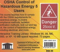 Abbildung von: OSHA Control of Hazardous Energy, 5 Users - UniversityOfHealthCare