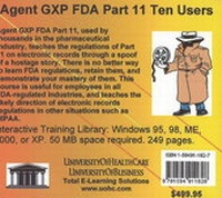 Abbildung von: Agent GXP FDA, 10 Users: Pt. 11 - UniversityOfHealthCare