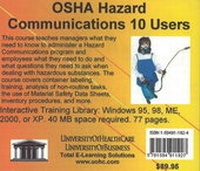 Abbildung von: OSHA Hazard Communications, 10 Users - UniversityOfHealthCare