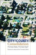 Cover: City-County Consolidation - Georgetown University Press