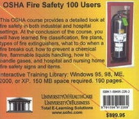 Abbildung von: OSHA Fire Safety, 100 Users - UniversityOfHealthCare