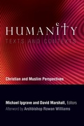 Cover: Humanity: Texts and Contexts - Georgetown University Press
