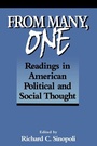 Cover: From Many, One - Georgetown University Press