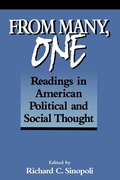 Cover: From Many, One - Georgetown University Press