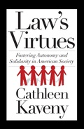 Cover: Law's Virtues - Georgetown University Press
