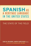 Cover: Spanish as a Heritage Language in the United States - Georgetown University Press