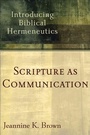 Cover: Scripture as Communication - Baker Publishing Group